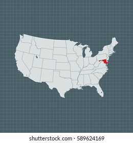 map of Maryland