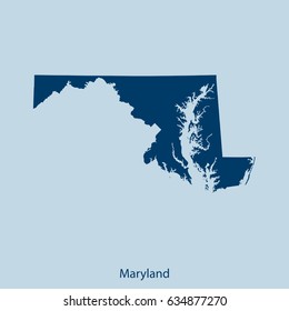 map of Maryland
