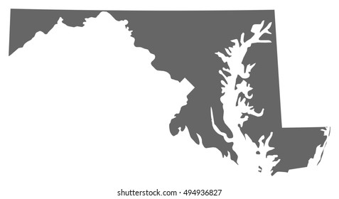 1,895 Maryland outline vector Images, Stock Photos & Vectors | Shutterstock