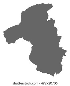 Map - Mashonaland West (Zimbabwe)