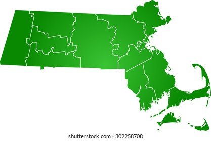 map of Massachusetts