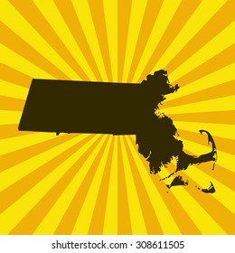 map of Massachusetts
