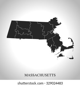 map of Massachusetts