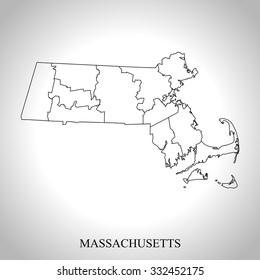 map of Massachusetts