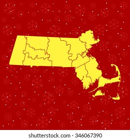 map of Massachusetts