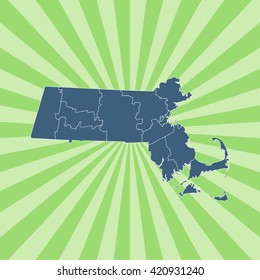 map of Massachusetts