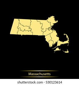 map of Massachusetts