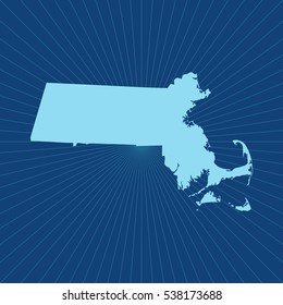map of Massachusetts