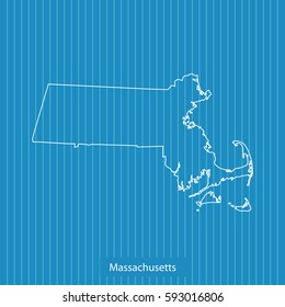 map of Massachusetts