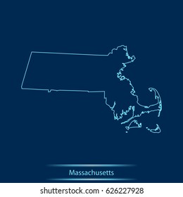 map of Massachusetts