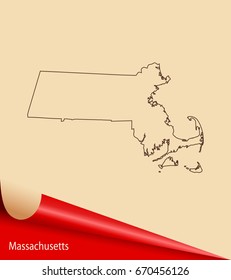 map of Massachusetts