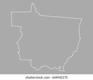 Map of Mato Grosso