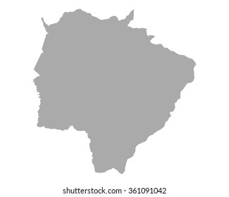 Map of Mato Grosso do Sul