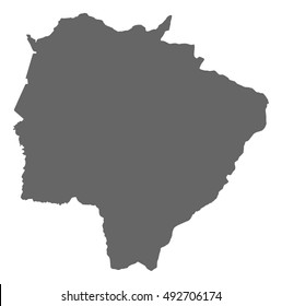 Map - Mato Grosso do Sul (Brazil)