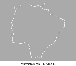 Map of Mato Grosso do Sul