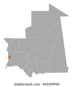 Map - Mauritania, Nouakchott