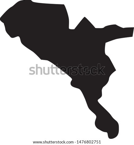 Map of Mccormick County in the state of South Carolina