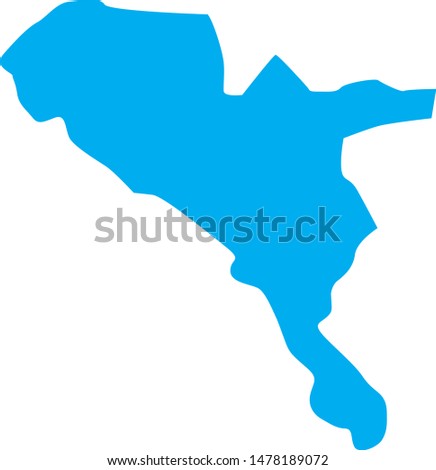 Map of Mccormick County in the state of South Carolina