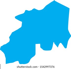 map of medea province country of algeria
