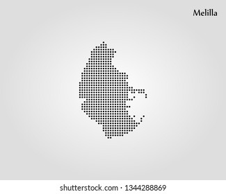 Map of Melilla