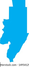 map of menominee County in state of Míchigan