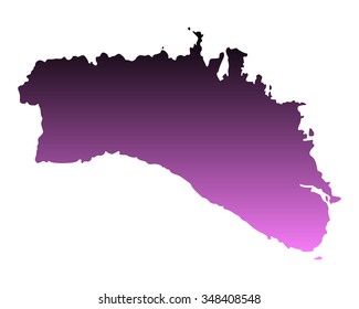 Map of Menorca