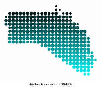 Map of Menorca