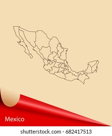 map of Mexico