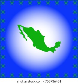 map of Mexico  