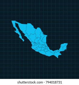 map of Mexico