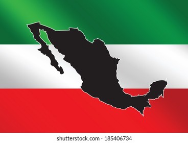 map of Mexico Decorative idea design 