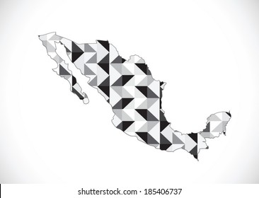 map of Mexico Decorative idea design 
