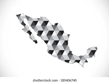 map of Mexico Decorative idea design 