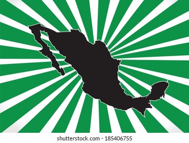 map of Mexico Decorative idea design 