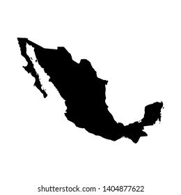 map of Mexico on a white background