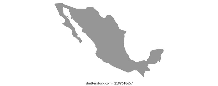 Map Mexico vector background. Isolated country texture