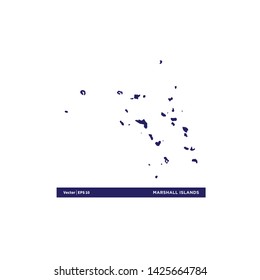 map mharshall island icon vector template design
