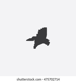 Map of Miami City Vector Illustration