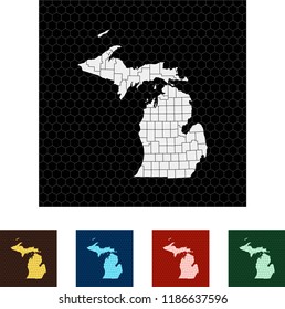 map of Michigan