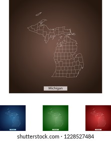 map of Michigan