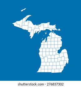 map of Michigan