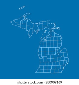 map of Michigan