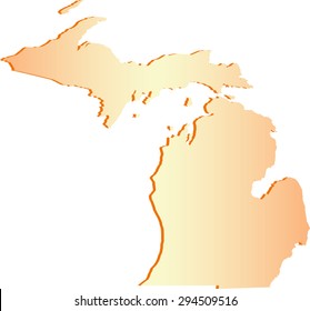 map of Michigan