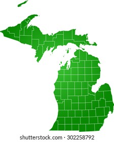 map of Michigan