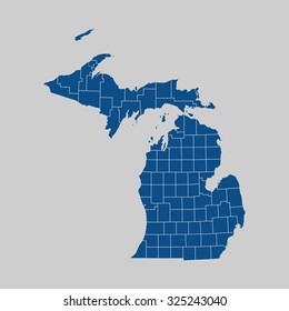 map of Michigan