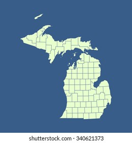 map of Michigan