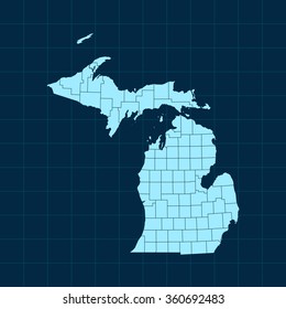map of Michigan