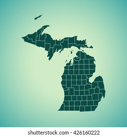 map of Michigan