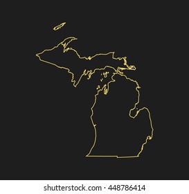 map of Michigan