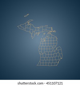 Map of Michigan